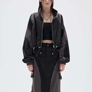 <span class=keywords><strong>Set</strong></span> di giacca Casual corta personalizzata <span class=keywords><strong>abbigliamento</strong></span> sportivo retrò americano sottile da donna <span class=keywords><strong>abbigliamento</strong></span> ampio da donna - Product Image 1