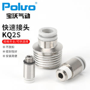 Conector Neumático de Ajuste Rápido con Enchufe Neumático de Ajuste Rápido y Conexión Recta KQ2S de Fabricación al por Mayor - Product Image 4