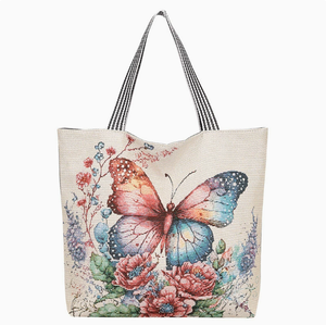 Sacs en tissu à fil doré PEIQUAN pour femmes, sacs à bandoulière tendance, sacs de <span class=keywords><strong>shopping</strong></span> mignons, sacs en toile littéraires - Product Image 4