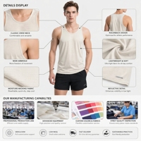 Fabricant de gilets de sport sans manches en polyester à séchage rapide 90g, gilet de course personnalisé pour marathon, débardeur