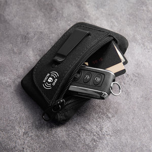 Carteira com Clip Oculto RFID, Clip Destacável para Esconder Dinheiro, Bolsa <span class=keywords><strong>de</strong></span> Viagem Multifuncional para Cartões <span class=keywords><strong>de</strong></span> Crédito/Identidade para Mulheres e Homens - Product Image 2