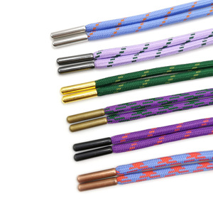 เชือกผูกหมวก หัวทองแดง ขนาด 5 มม. แบบแบนถัก สำหรับใช้กับเสื้อผ้า - Product Image 4