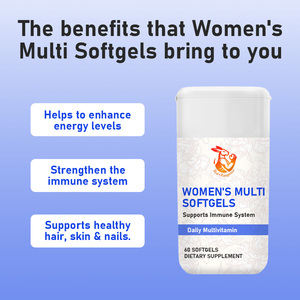 Cápsulas Blandas Multivitamínicas Diarias para Mujeres de Alta Calidad OEM, Apoyo Inmunológico, Energía y Cuidado del Cabello, Piel y Uñas - Product Image 2