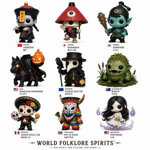 Figuras de PVC Personalizadas de <span class=keywords><strong>Leyendas</strong></span> de Todo el Mundo, Fabricadas por Waker Silicone con 20 Años de Experiencia, Figuras de Acción de Halloween al por Mayor para Regalo - Product Image 1