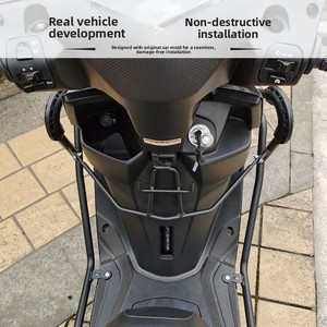 Pour <span class=keywords><strong>Yamaha</strong></span> Freewind 125 : Ensemble de barres de protection avant et arrière / protections moteur et porte-bagages arrière - Vente en gros d'usine pour concessionnaires et distributeurs - Product Image 3