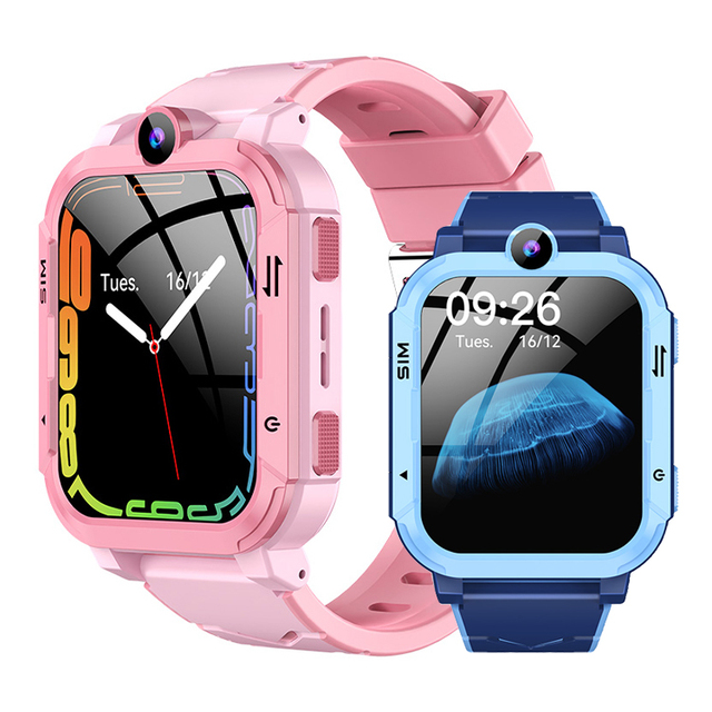 New Y76 Children Smartwatch with Camera Video Call LBS WiFi Location 800mAh Battery 4G Sim Card Smart Watch for Kids Boys Girls