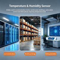 Transmitter Sensor Suhu Kelembaban Sensor Digital Modul Kolektor RS485 Probe Tahan Air Modbus Suhu Tinggi Real-Time