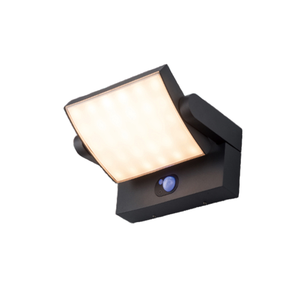Lámpara Solar de Jardín de Aluminio de Alta Calidad con 100 LED, IP54 Impermeable, Sensor de Movimiento, Giratoria, de Pared, Luz Blanca Cálida de 3000K - Product Image 1