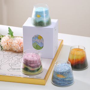 AIKUN Wholesale Handmade DIY Soy Wax Colored Reusable <b>Sand</b> Candle Granules for Holiday Diwali Easter Home <b>Decor</b> - Product Image 5