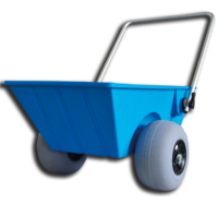 Chariot de plage robuste Yonk avec roues à ballon brevetées, capacité de 100 kg, outils disponibles en OEM