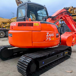 รถขุดขนาดเล็กฮิตาชิ ZX75US 7.5 ตัน ผลิตในญี่ปุ่น มือสอง ชั่วโมงการทำงานต่ำ ฮิตาชิ ZX70 ZX75 มินิเอ็กซ์คาวาเตอร์ - Product Image 1