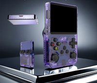 Consola de Juegos Portátil Qbuy R36S, Sistema Linux, 64 GB, 15000 Juegos Retro, Pantalla de 3.5 Pulgadas 640x480, Rockchip RK3326, Consola R36S