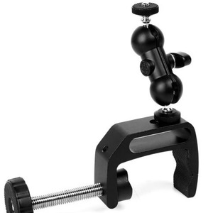 Aluminum Alloy C Type Desk Clamp Mount 1/4-20 Screw Quick Release <b>Tripod</b> Adapter - Product Image 3