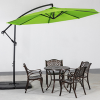 Uplion Gartenmöbel Deluxe Terrassenschirm Outdoor-Marktschirm Sonnenschutz Bananenschirm Hängeschirm