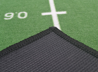 Mini 3D-Gedruckte Nylon Golf Putting & Chipping Übungsmatte Funktionsreiche Golf-Putting-Matte