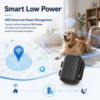 Traceur GPS pour animaux de compagnie étanche 4G avec positionnement BeiDou BT WiFi et affichage LED, suivi GPS haute précision