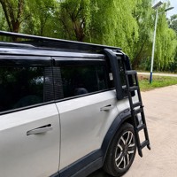 Kit de modification extérieure complet Chery ICAR 03 Jaecoo J6, barre de toit, échelle latérale, boîte de rangement latérale, pièces de modification pour SUV