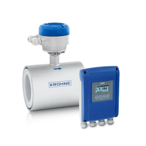 Débitmètre électromagnétique KROHNE OPTIFLUX 1100 en acier inoxydable <span class=keywords><strong>PFA</strong></span>, précision +/-0,5%, 40 bars pour liquides (eau, huile), OEM - Product Image 1