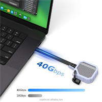 PD100W Llavero Corto FPC Tipo-C Cable de Carga de 8K @ 60Hz Salida de Vídeo 40Gbps Transferencia de Datos Auriculares para Teléfonos Móviles