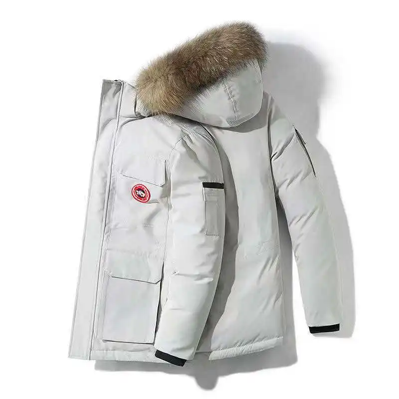卸売冬厚手ユニセックスボンバーフグメンズプラスサイズジャケットフード付き2021/高級フグ冬ジャケット