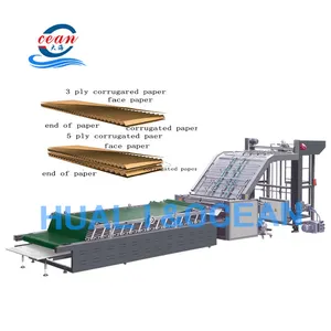 Hot Sell Semi Automatic Corrugated Flute Laminator/Carton Box Laminating Machine for Paperboard