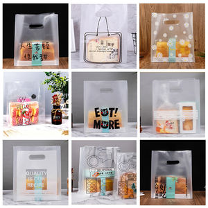 Personalizado barato impreso troquelado pan pastel panadería embalaje plástico para llevar bolsa para pastel caja sacar bolsas - Product Image 6