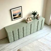 Ensemble de coiffeuse contemporaine JINXI avec peinture haute brillance, organisateur multifonctionnel pour chambre à coucher et bureau de rangement pour cosmétiques
