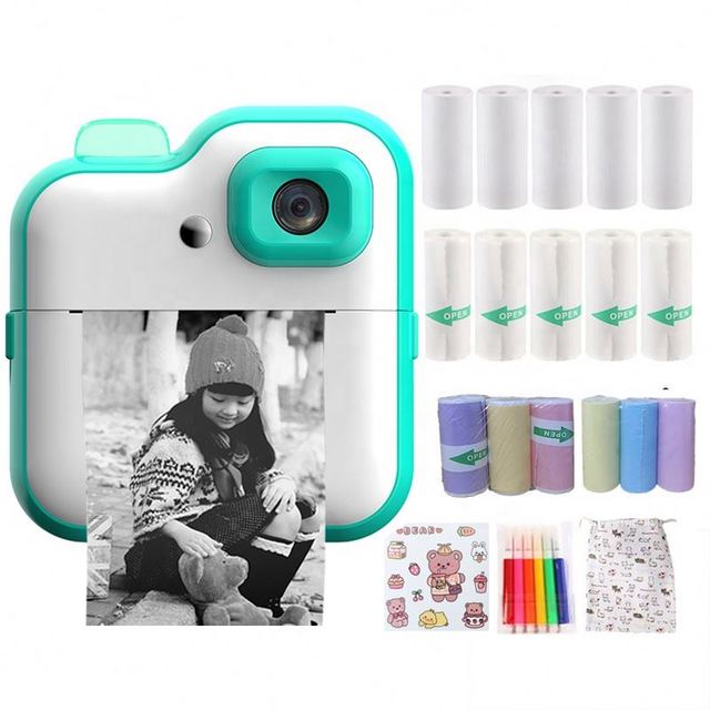 Factory Popular Boys Girls Kids Instant Print Camera Children's HD Instant Photo Film Camera for Outdoor Mini Impresora