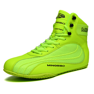 Coexistence Hot Selling Breathable Professional Unisex Boxing Shoes Mesh Upper Rubber Outsole Summer Winter Wrestling <b>Boots</b> - Product Image 1