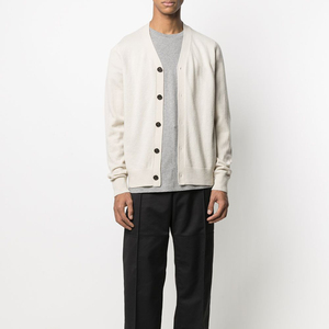 Custom Varsity <strong>Cardigan</strong> <strong>Men</strong> Premium <strong>Wool</strong> Knitwear Manufacturer V-Neck Knitted Jacket Wholesale Plus Size <strong>Men's</strong> Sweaters - Product Image 1