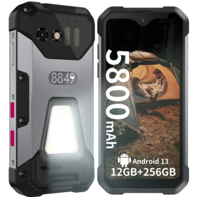 4G LTE Global Band Rugged Smartphone 4.3Inch Mini Mobile Android 13 IP68 CDMA/GSM 100MP Camera 12+256GB G99 Phone 8849 Tank