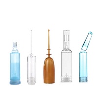 1ml 2ml 3ml 5ml Petite bouteille ronde en plastique Bouteilles d'ampoules jetables pour peau cassée Mini bouteille de seringue de sérum d'essence