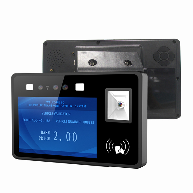 Bozz Android Ticketing Machine NFC  Rfid Technology Bus Card Validator Automatic Bus Fare Collection System Equipment
