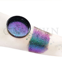 Poudre de Chrome, 20g, poudre de couleur pour caméléon, cosmétique, couleur coucher du soleil