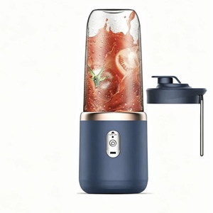 เครื่องปั่นส่วนตัวแบบพกพาขนาดเล็ก 400 มล. ชาร์จไฟผ่าน USB สำหรับทำน้ำผลไม้สด - Product Image 5