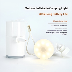 <span class=keywords><strong>Compresor</strong></span> de Aire Portátil 3 en 1, Inflador/Desinflador Recargable de 1360mAh, 3 Modos, Luz LED <span class=keywords><strong>para</strong></span> Camping, <span class=keywords><strong>Mini</strong></span> Bomba de Aire - Product Image 1