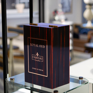 Boîte d'emballage personnalisée de luxe en MDF laqué brillant pour parfums et huiles essentielles - Product Image 5