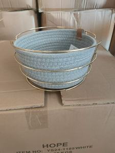 Scorte molto a buon mercato, stile decorativo filo di Design pane cesto di conservazione <span class=keywords><strong>in</strong></span> <span class=keywords><strong>tessuto</strong></span> per cibo e cucina essenziali - Product Image 2