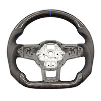 Volante de Fibra de Carbono para Automóvil, Piezas Interiores Automotrices Personalizadas, Directo de Fábrica, para Volkswagen VW Tiguan Amarok Beetle Jetta