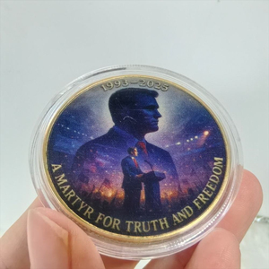 Moneda de Metal Personalizada, Regalos de Recuerdo, Moneda Conmemorativa MARTÍR por <span class=keywords><strong>la</strong></span> <span class=keywords><strong>VERDAD</strong></span> y <span class=keywords><strong>la</strong></span> LIBERTAD, Moneda Bañada en Oro Coleccionable - Product Image 4