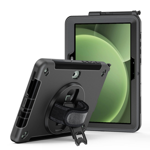 Funda Resistente para Tablet con Soporte Giratorio de 360 Grados y Correa de Muñeca Antideslizante para <span class=keywords><strong>Samsung</strong></span> <span class=keywords><strong>Galaxy</strong></span> <span class=keywords><strong>Tab</strong></span> <span class=keywords><strong>Active</strong></span> <span class=keywords><strong>4</strong></span> Pro de 10.1 Pulgadas, Modelo SM-T636B - Product Image 1
