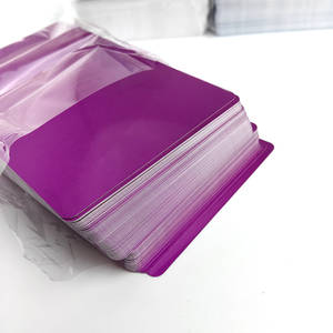 Großhandel Direkt ab Werk: 3,4 x 2,13 Zoll Aluminium-Visitenkarten aus Metall, 0,45 mm dick, blanko für CNC-Gravur und Laser-LOGO - Product Image 5