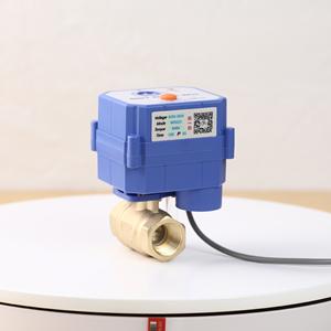 Válvula de Bola Eléctrica de Latón con Control Remoto WiFi, Soporte OEM Personalizable, Compatible con Diversos Medios - Product Image 1