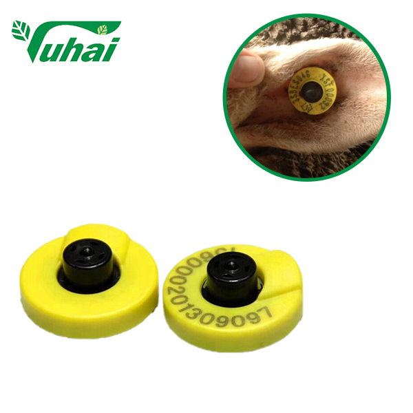 ISO Electronic TPU Cattle Ear Tags for Pig Cow Goat Tracking for Animal Feeders