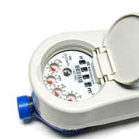 Compteur d'eau résidentiel multifamilial à lecture à distance filaire, faible consommation d'énergie, filetage en laiton, pour mesure du débit