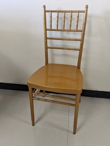 Sillas Chiavari blancas modernas de acero metálico de alta calidad apilables económicas para banquetes hoteles comedores bodas fiestas - Product Image 5