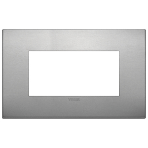 Vimar Wall <b>Switch</b> <b>Plate</b> 15x9.6 Cm Stainless Steel Frame - Product Image 1