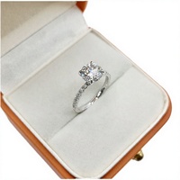 Bague de Fiançailles et de Mariage Tendance en Or Blanc 14K avec Moissanite Ovale 2CT 1,8 mm Sertie en Canal pour Femme et Homme - Cadeau et Anniversaire