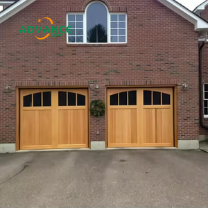 Vente chaude Bon marché Bois Massif Sectionnel Porte de <span class=keywords><strong>Garage</strong></span> Automatique Télécommande Villa <span class=keywords><strong>Garage</strong></span> Extérieur - Product Image 5