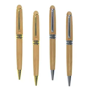 14.3*1.3cm Suma de madera luxury Wood Bamboo Ball Pen for business people wooden pen ballpoint